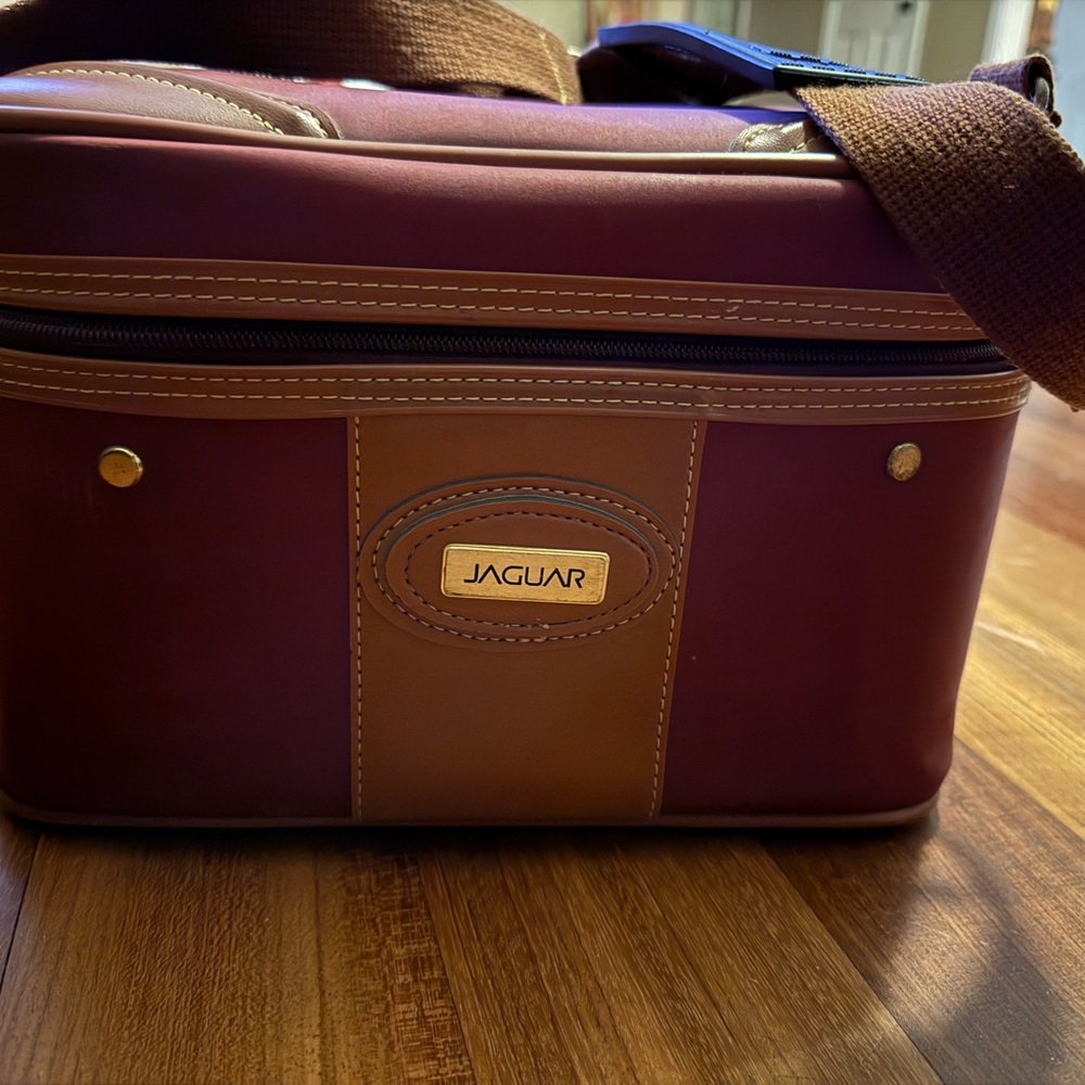 Jaguar Vintage Women's Mens Brown Travel Bag
